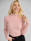 Ribbed Turtleneck Sweater