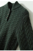 Cashmere Cable Knit Sweater - 19