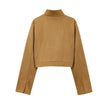 Mia – Leather Jacket Women - Stylish Cropped | Outerwear 3