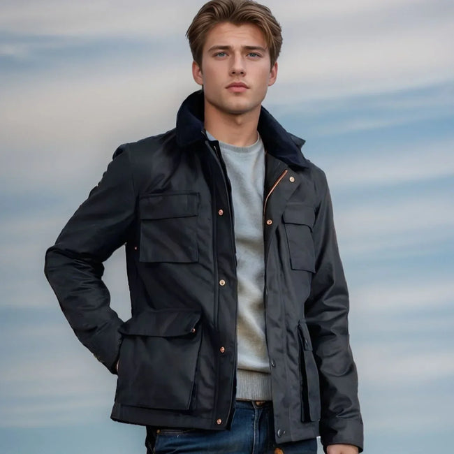 Ethan – Mens Bomber Jacket - Stylish Comfort | Multi-Pocket Jacket 2