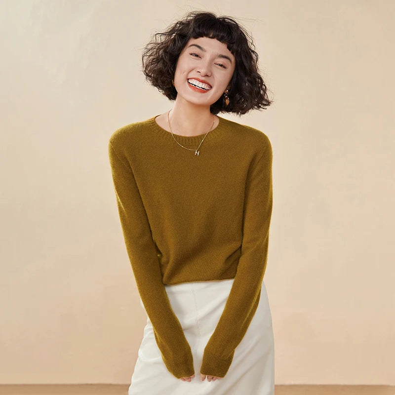 Clara – Cashmere Sweater Women’s Cozy Crew Neck | Sweater 4
