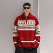 Ethan – Christmas Jumper Mens - Stylish Half-Zip | Sweater 1
