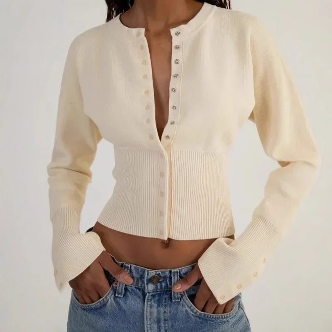 Fiona – Cardigan Knitted Women’s Slim Fit | Stylish Top 1
