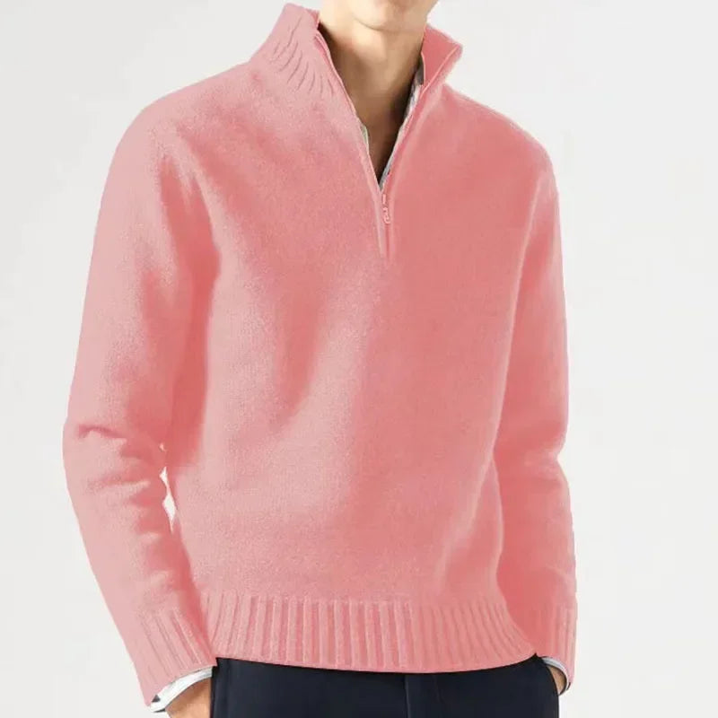 Zane – Men's Half Zip Jumper | Elegant Knitwear 9