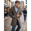 Marcus – Men’s Long Checkered Jacket | Cozy Winter Style 1