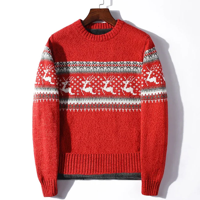 Daniel – Christmas Jumper Mens - Cozy Fleece Style | Pullover 1