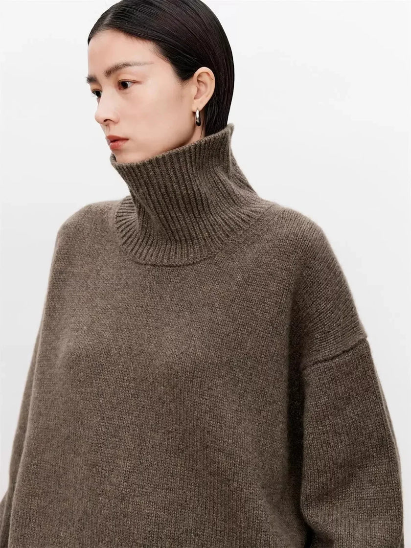 Clara – Cashmere Sweater Women - Cozy Turtleneck Style | Sweater 8