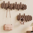 Kaiser | Premium Wooden Wall Coat Rack with Foldable Hooks