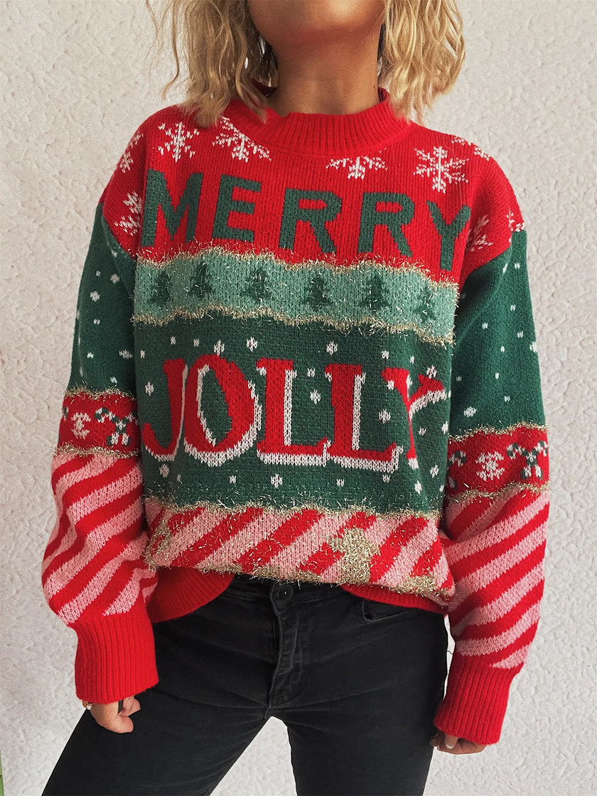 Clara – Christmas Jumper Women’s - Cozy Festive | Knit Sweater 1