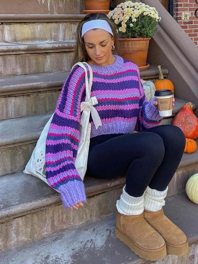 Mia – Crew Neck + Women’s - Casual/Chic | Sweater 9