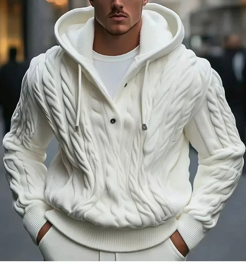 Max – Hoodie for Men - Cozy Spliced Style | Sweatshirt 5