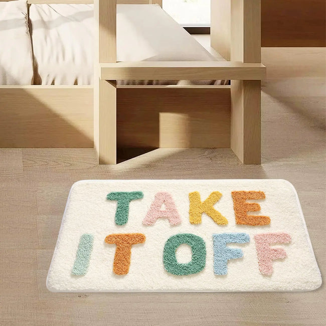 Boho Fluffy Bathroom Rug