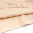 FJØRNA square neck linen cropped tank top in neutral color, close-up showing textured fabric and stylish neckline.