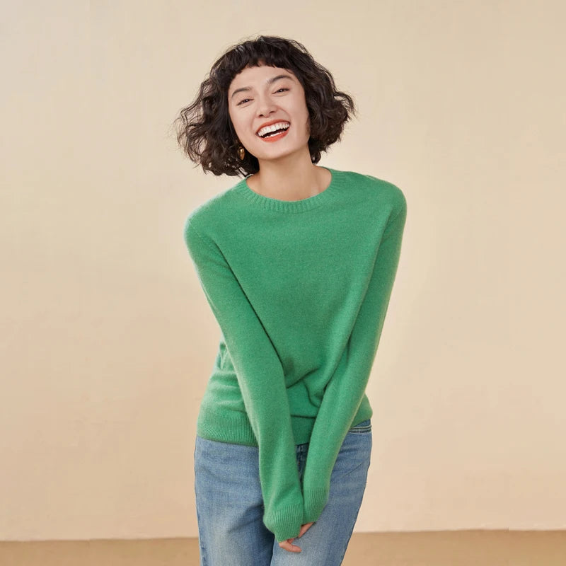 Clara – Cashmere Sweater Women’s Cozy Crew Neck | Sweater 21