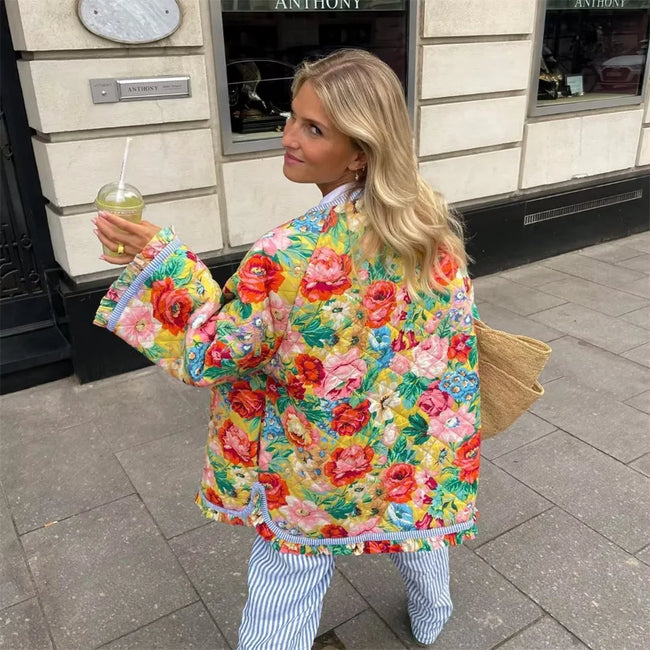 Zara – Quilted Jacket Woman - Stylish Retro | Coat 2