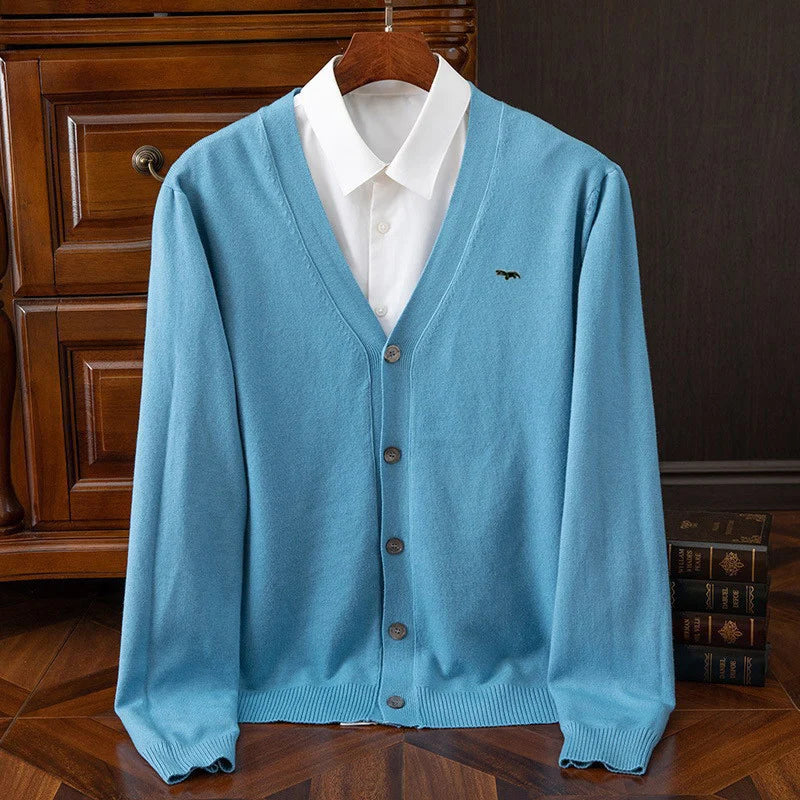 Charles – Mens Cashmere Cardigan + Men’s - Cozy/Chic | Sweater 15