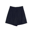 FJØRNA women's high waist linen shorts, lightweight pants with a relaxed fit and natural fabric texture, perfect for warm weather.