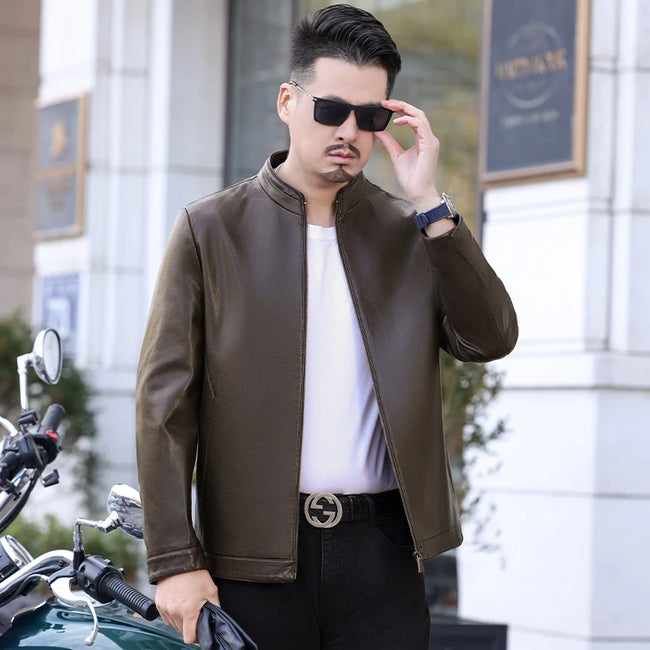 Ethan – Men's Leather Jacket Casual | Stylish & Lightweight 2