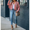 Mia – Leather Jacket Women’s Vintage Stylish | Crop Coat 6