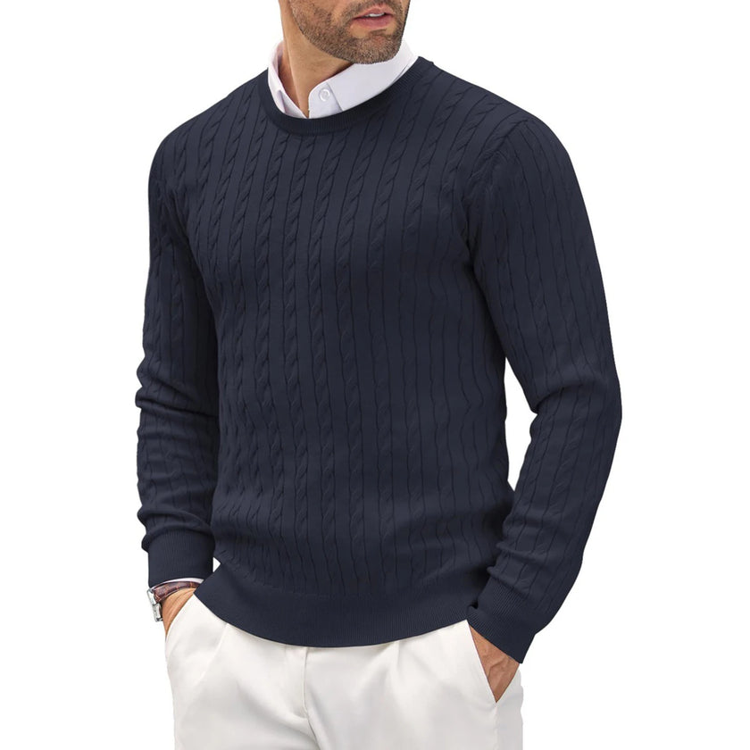 Alex – Crew Neck Men’s Slim Fit Sweater | Stylish Knit Pullover 6
