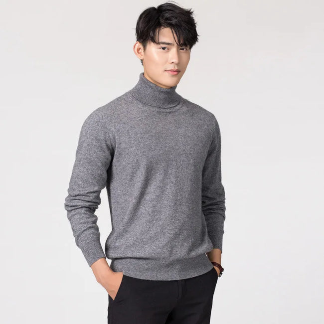 Charlie – Men's Sweater + Men's - Cozy/Chic | Turtleneck Top 1