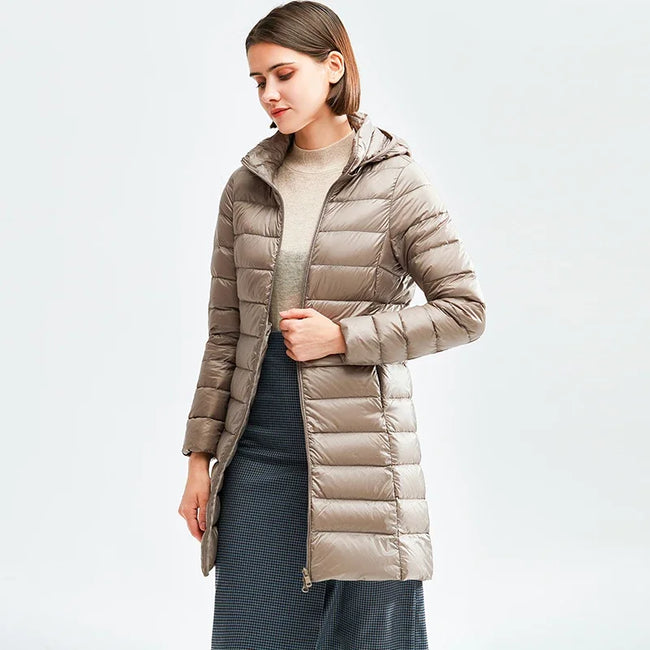 Mia – Black Puffer Jacket Women - Ultralight Slim Fit | Winter Coats Women 2