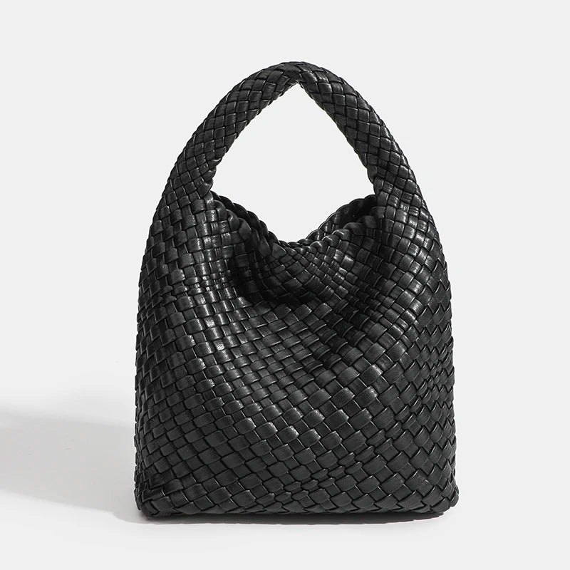 Selma | Woven Leather Shoulder Hand Bag