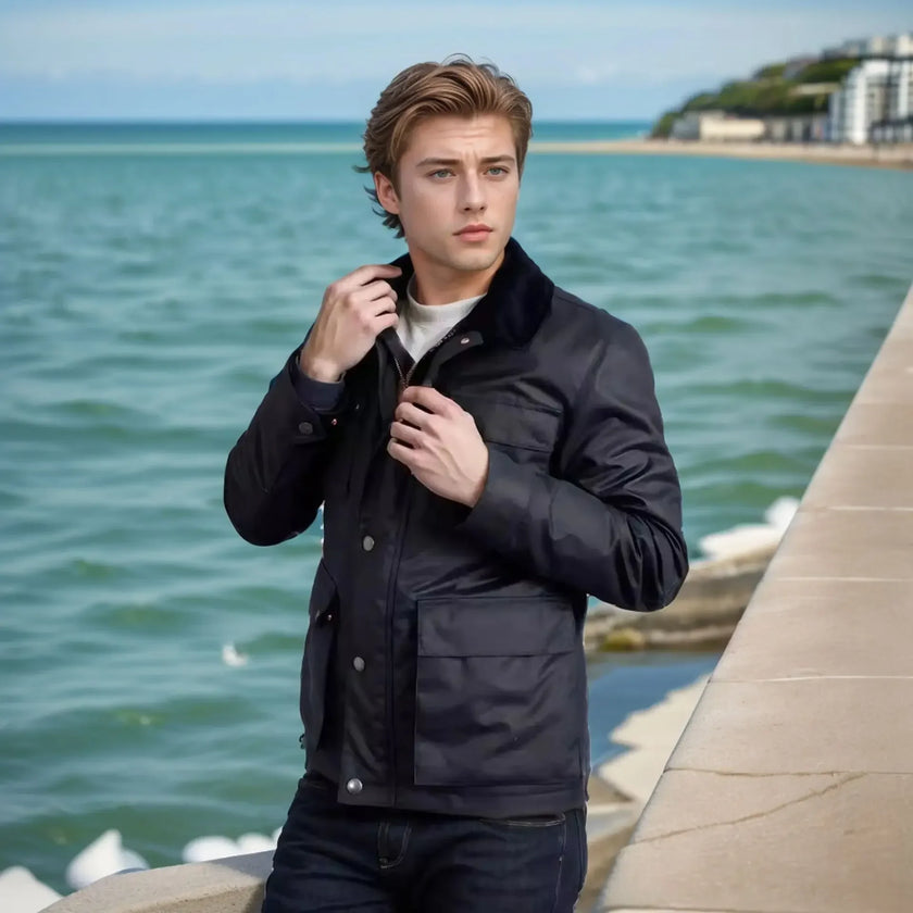 Ethan – Mens Bomber Jacket - Stylish Comfort | Multi-Pocket Jacket 3