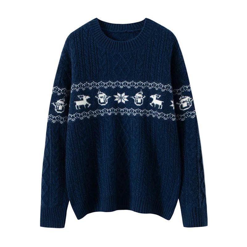 David – Christmas Jumper Mens - Cozy Jacquard | Pullover 8