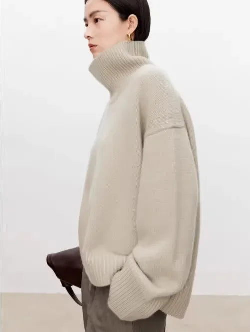Clara – Cashmere Sweater Women - Cozy Turtleneck Style | Sweater 11