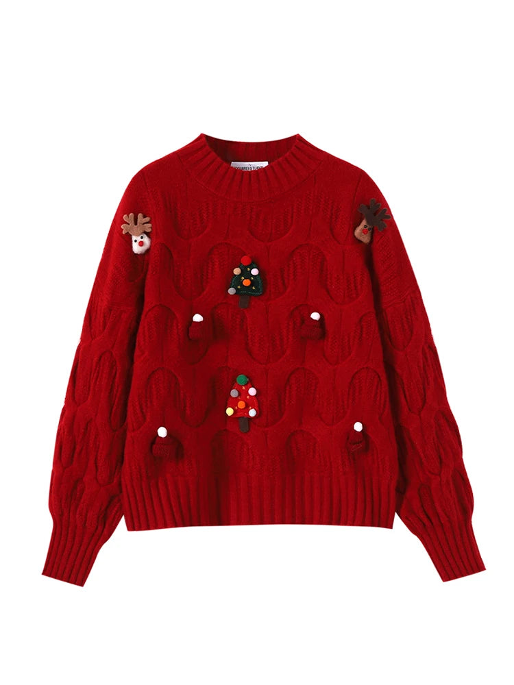 Clara – Christmas Jumper Women’s - Cozy Vintage | Pullover 3