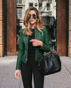 Ava – Leather Jacket Women’s - Stylish/Trendy | Bomber Jacket 4