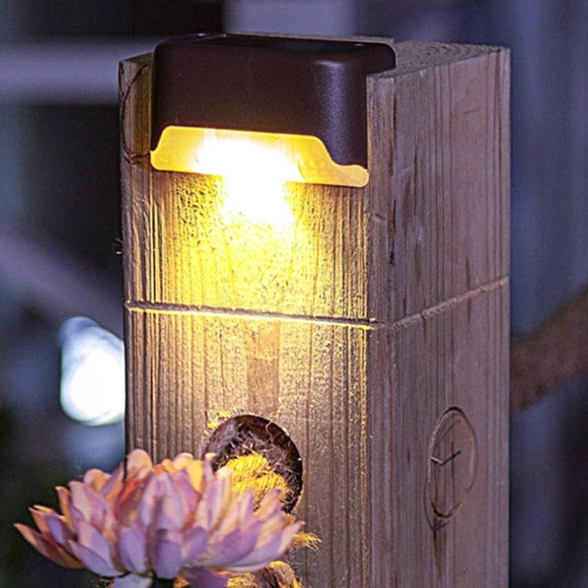 Solar-Powered LED Glow Step Lights | Weather-Resistant Design