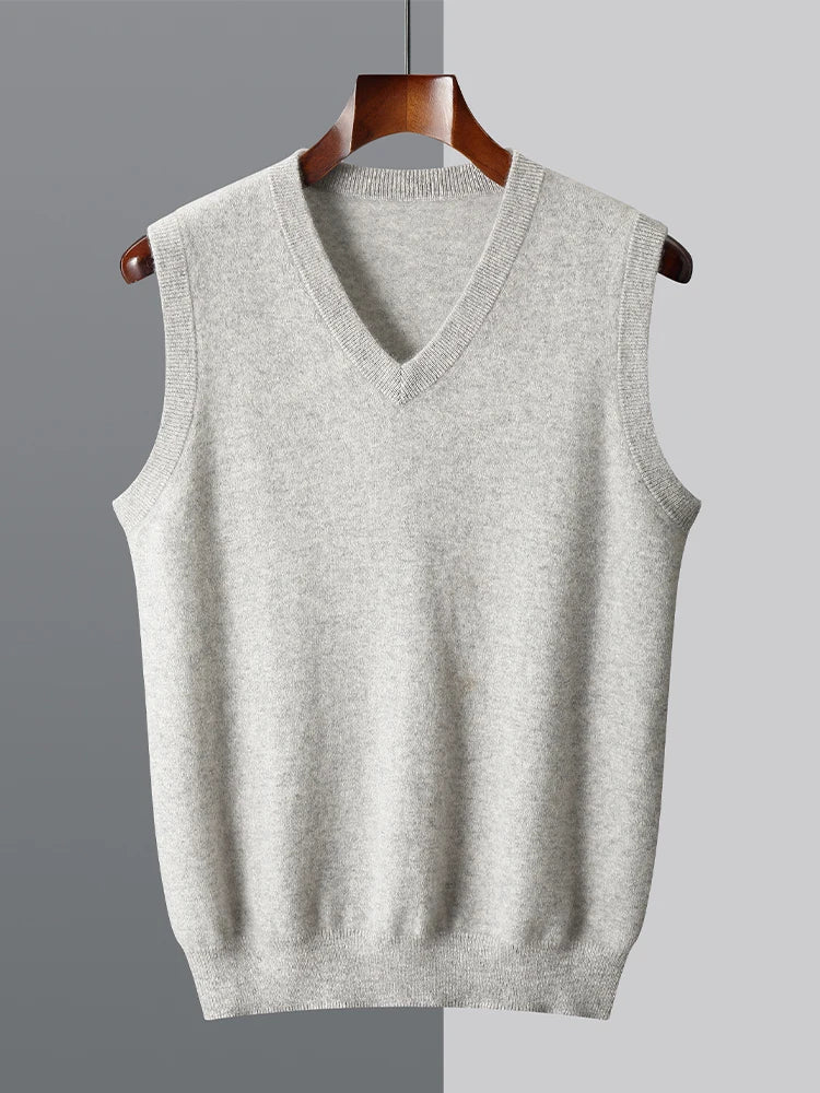 Mark – Mens Sweater Vest - Soft & Stylish | Knitted Vest 2