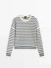 Mia – Crew Neck Women’s Casual Striped Sweater | Fashion 5