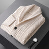 Alex – Men's Cardigan Knitted Stylish Casual | Merino Wool Sweater 9