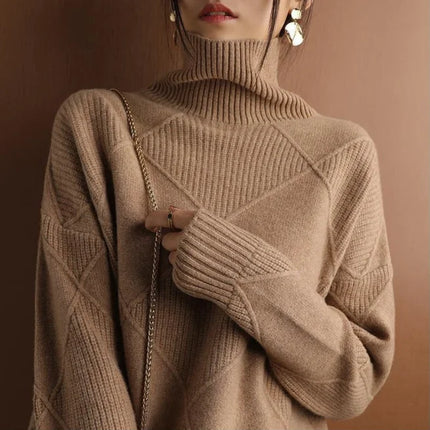 Skjola | Timeless Argyle Polo Sweater