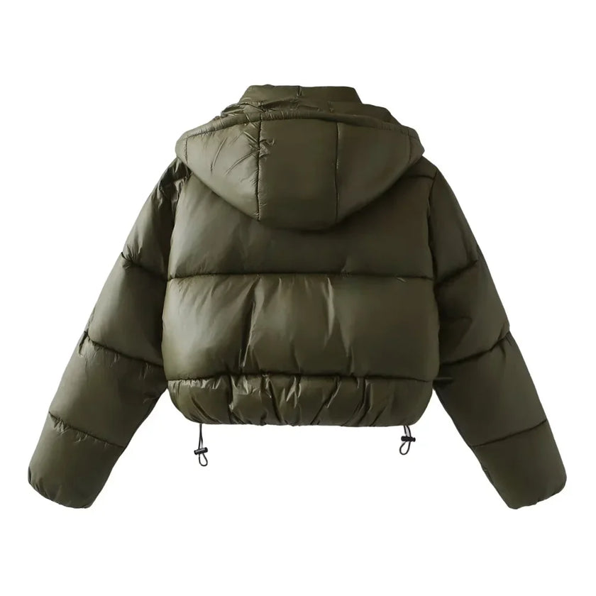 Women’s Puffer Jacket | Seasonal Hooded Look