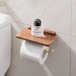 Hepibeth | Premium Toilet Paper Holder with Shelf