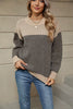 Striped Knit Sweater Soft Acrylic