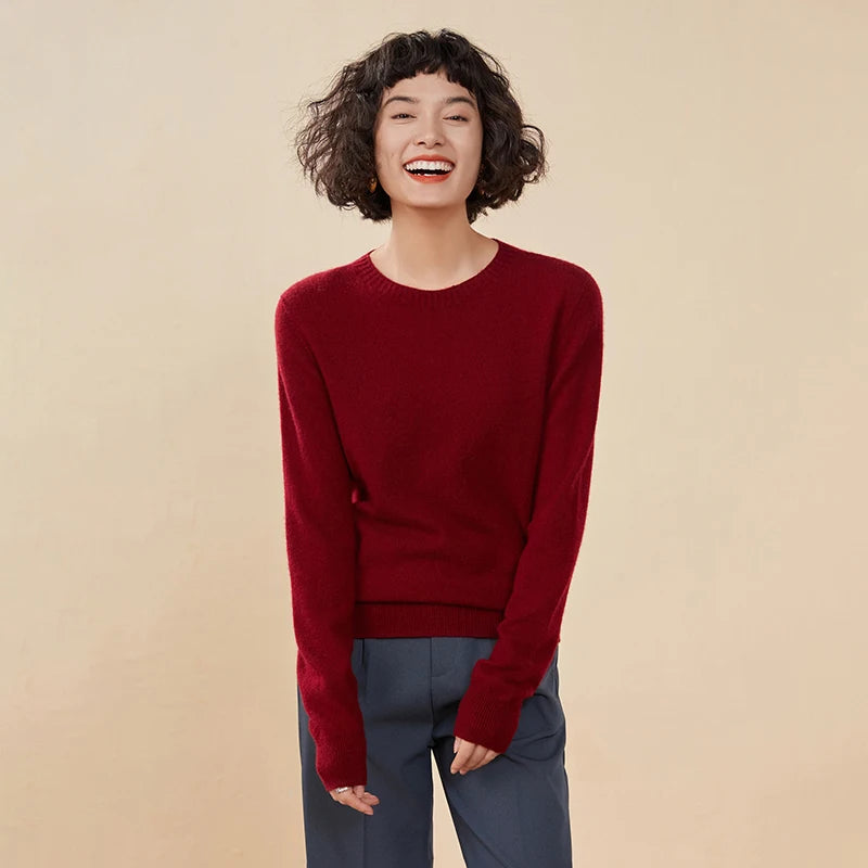 Clara – Cashmere Sweater Women’s Cozy Crew Neck | Sweater 10