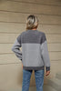 Striped Knit Sweater Soft Acrylic