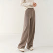 Women’s FJØRNA Merino wool wide-leg joggers, cozy and stylish pants with a relaxed fit, perfect for casual wear.