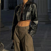 Mia – Leather Jacket Women + Stylish - Trendy | Short Coat 2