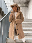 Emma | Elegant Single-Button Coat with Luxurious Shoulder Design