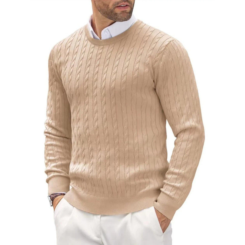 Alex – Crew Neck Men’s Slim Fit Sweater | Stylish Knit Pullover 1
