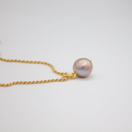 Svelvik | Gold-Plated Necklace Featuring Akoya Pearl