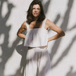 Linen Culotte Trousers Women