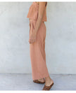 Linen Culotte Trousers Women