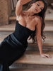 FJØRNA Studio | Women's Maxi Dress Silver | Emilia Corset Dress